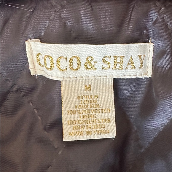 “Coco & Shay” Black Faux Fur Jacket - Picture 5 of 5